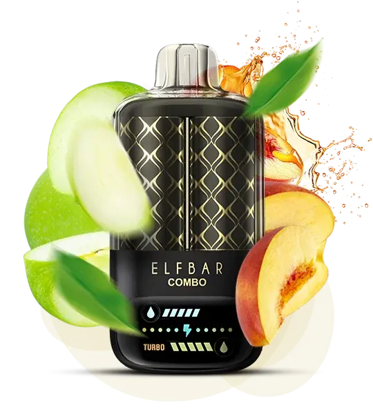ELFBAR COMBO 25000 ZÜGE - Apple & Juicy Peach 50MG