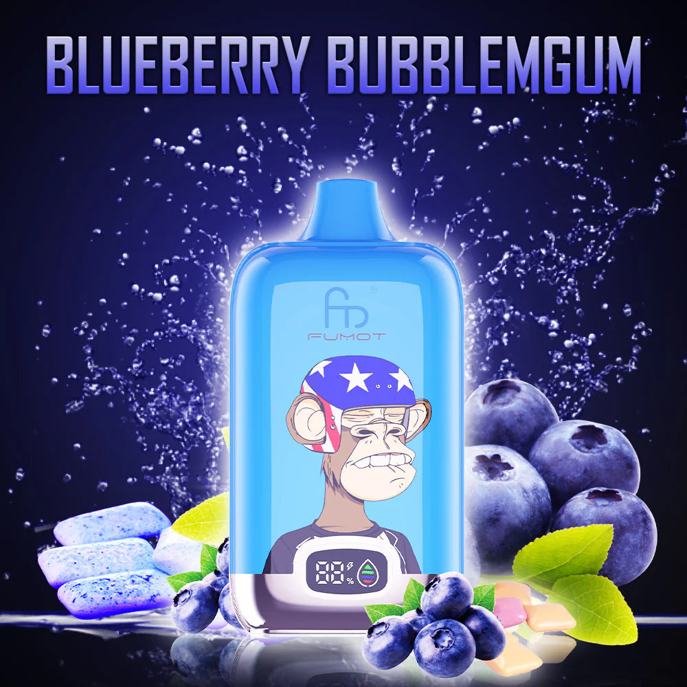 FUMOT 12000 Züge Blueberry Bubblegum