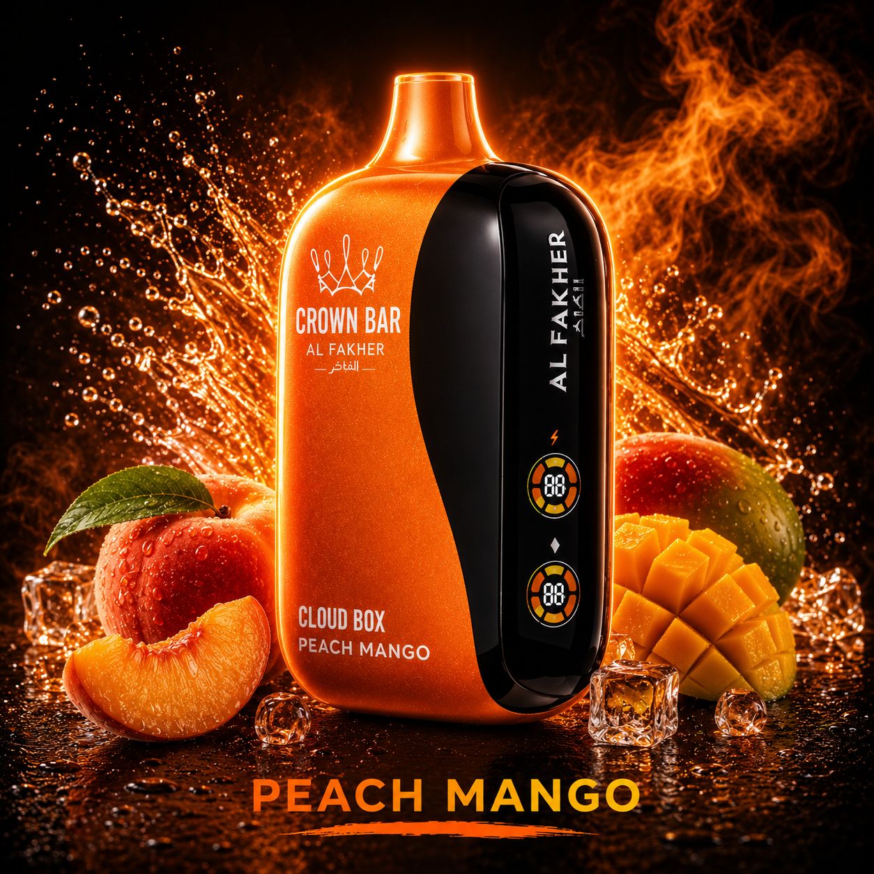 Al Fakher Vape Cloud Box 12000 Puffs - Peach Mango