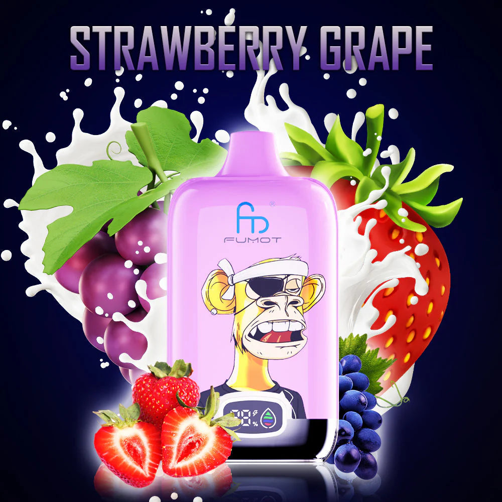 FUMOT 12000 Züge Strawberry Grape