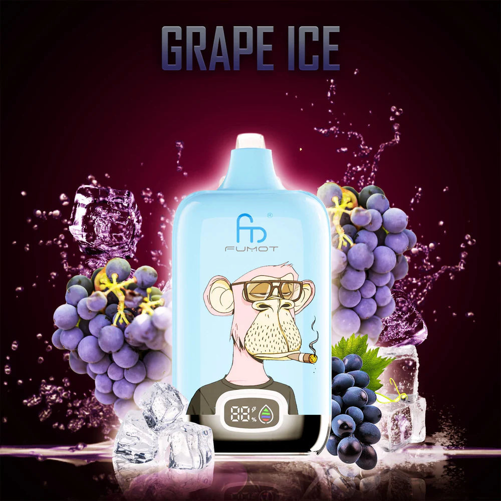 FUMOT 12000 Züge Grape Ice