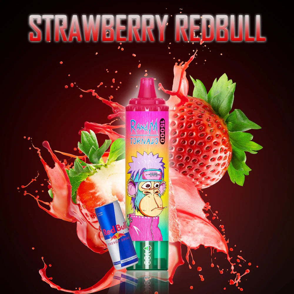 FUMOT TORNADO 15000 ZÜGE - Strawberry Redbull