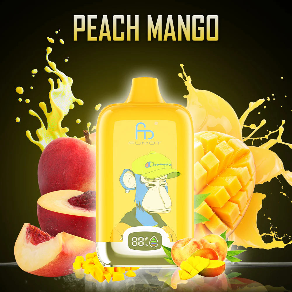 FUMOT 12000 Züge Peach Mango