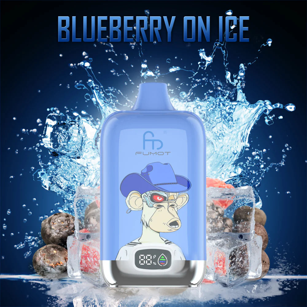 FUMOT 12000 Züge Blueberry On Ice