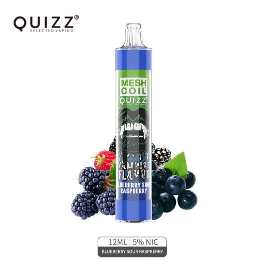 QUIZZ 4000 Puffs - Blueberry Sour Raspberry