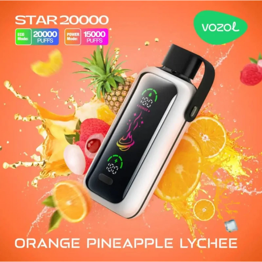 VOZOL STAR 20000 ZÜGE - Orange Pineapple Lychee 50MG