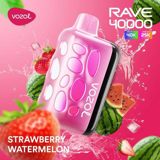 VOZOL RAVE 40000 ZÜGE - Strawberry Watermelon 50MG