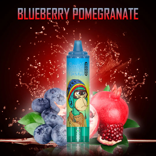 FUMOT TORNADO 15000 ZÜGE - Blueberry Pomegranate