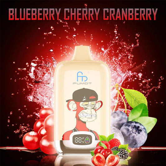FUMOT 12000 Züge Blueberry Cherry Cranberry
