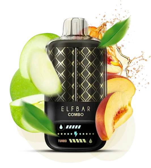 ELFBAR COMBO 25000 ZÜGE - Apple & Juicy Peach 50MG