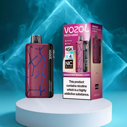 VOZOL NEON 45000 ZÜGE - Dragon Fruit Banana Cherry