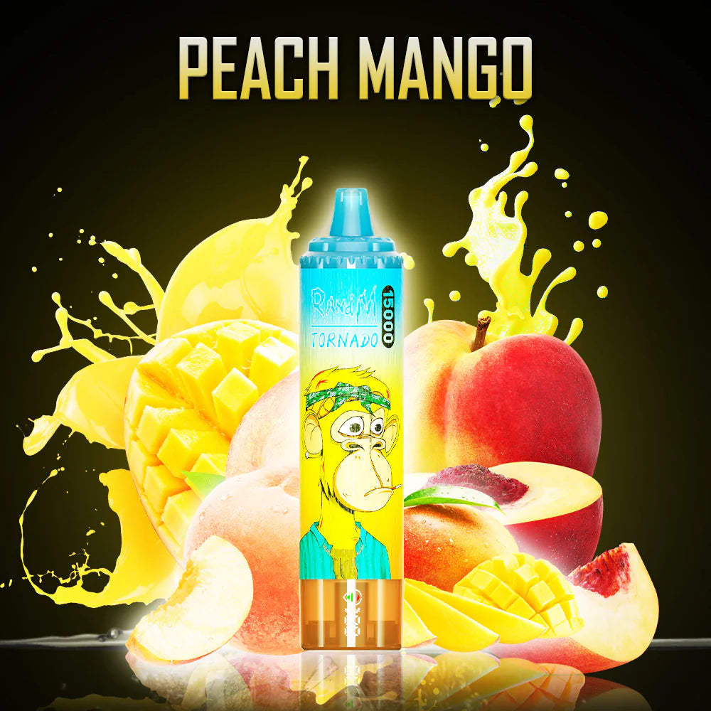 FUMOT TORNADO 15000 ZÜGE - Peach Mango