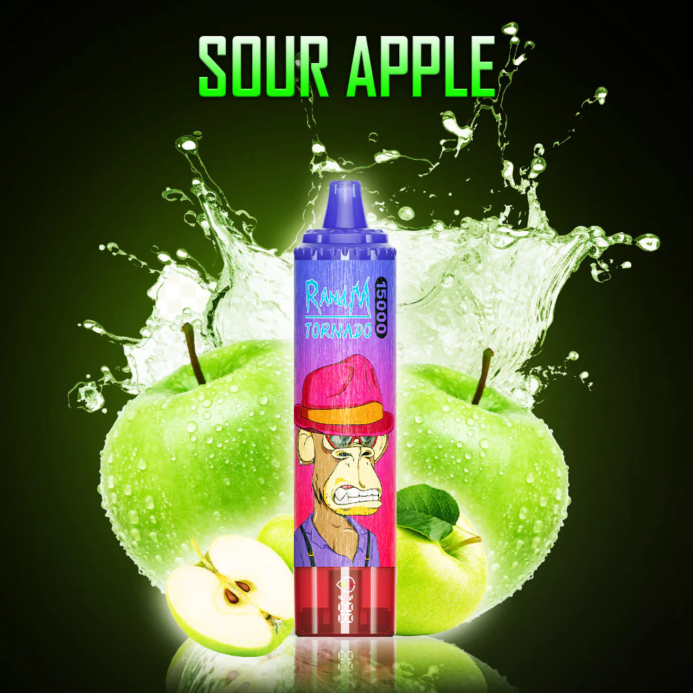 FUMOT TORNADO 15000 ZÜGE - Sour Apple