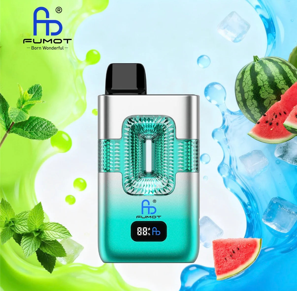 FUMOT ECO 2IN1 50000 ZÜGE - Cool Mint & Watermelon Ice