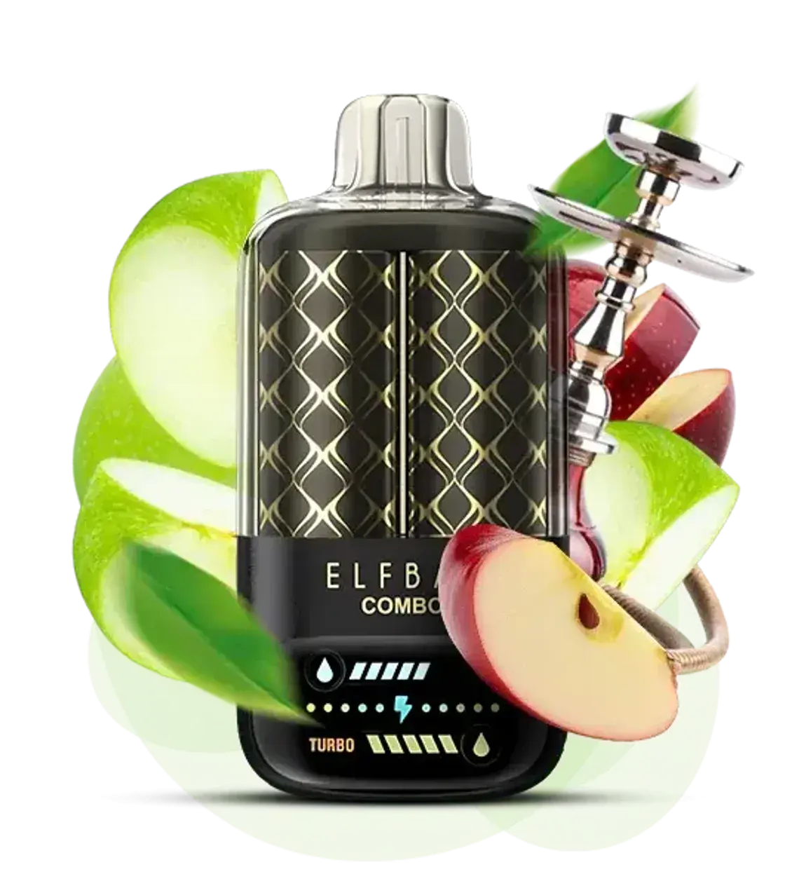ELFBAR COMBO 25000 ZÜGE - Green Apple & Double Apple Shisha 50MG