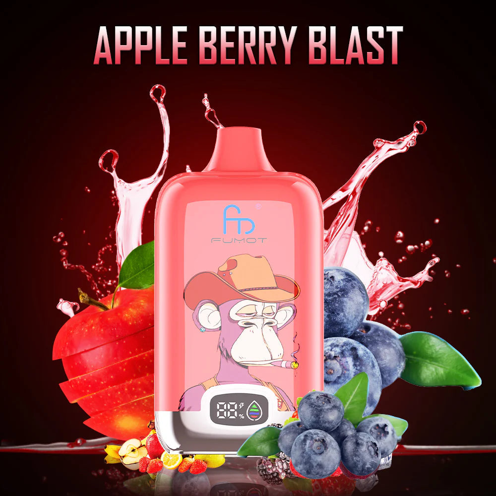 FUMOT 12000 Züge Apple Berry Blast