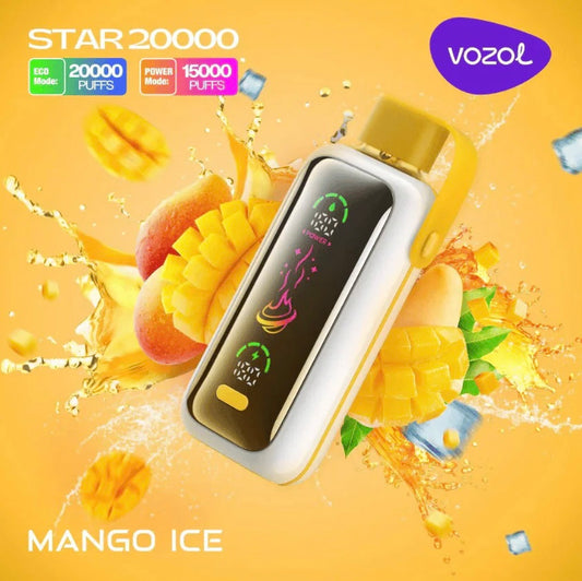 VOZOL STAR 20000 ZÜGE - Mango Ice 50MG