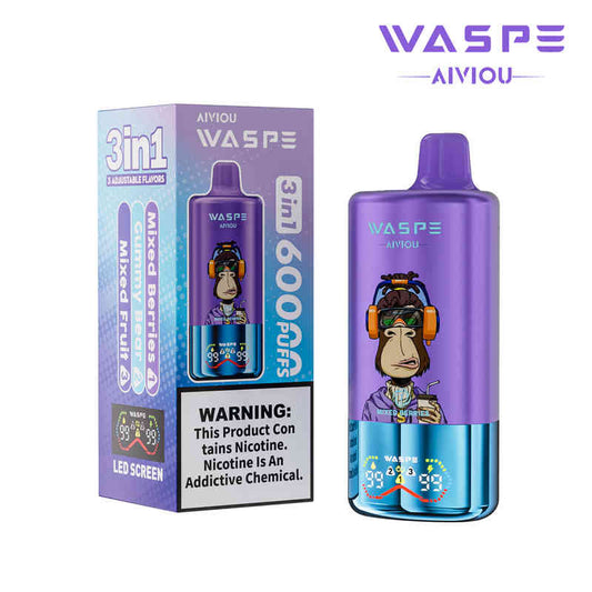 WASPE AIVIOU 60000 ZÜGE - Mixed Berries & Gummy Bear & Mixed Fruit