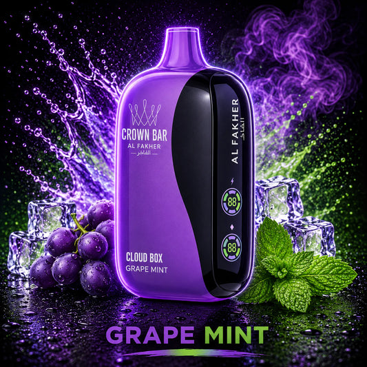 Al Fakher Vape Cloud Box 12000 Puffs - Grape Mint