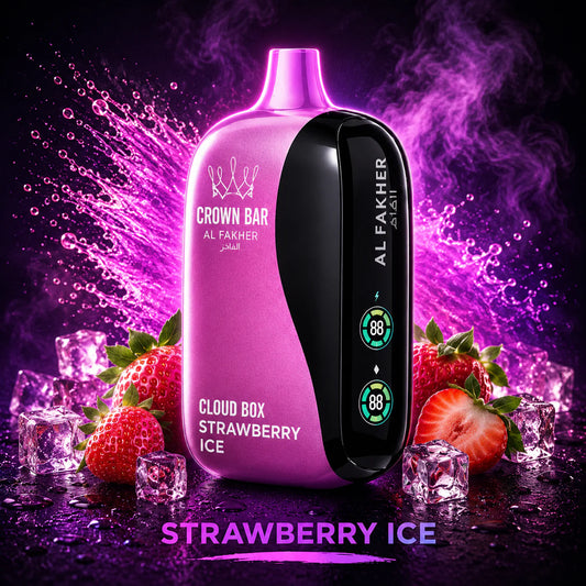 Al Fakher Vape Cloud Box 12000 Puffs - Strawberry Ice