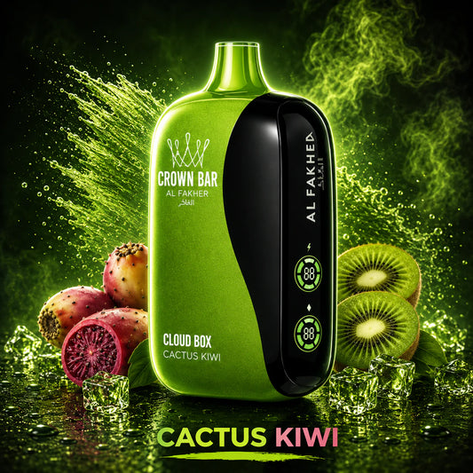 Al Fakher Vape Cloud Box 12000 Puffs - Cactus Kiwi