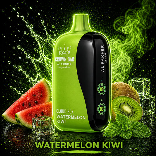 Al Fakher Vape Cloud Box 12000 Puffs - Watermelon Kiwi