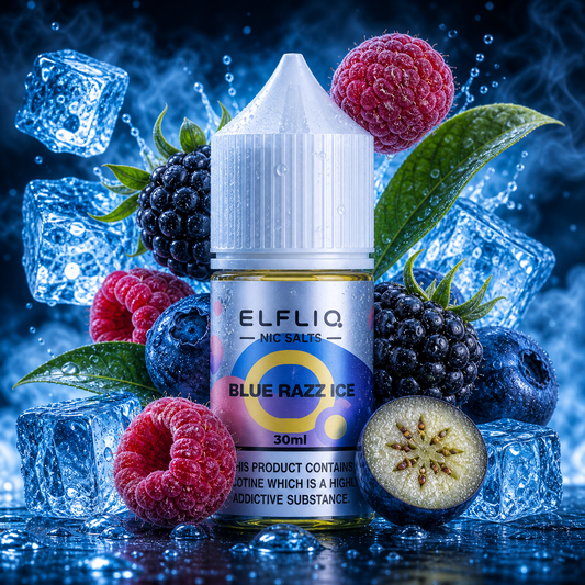 ELFLIQ 30ML 50ML - Blue Razz Ice