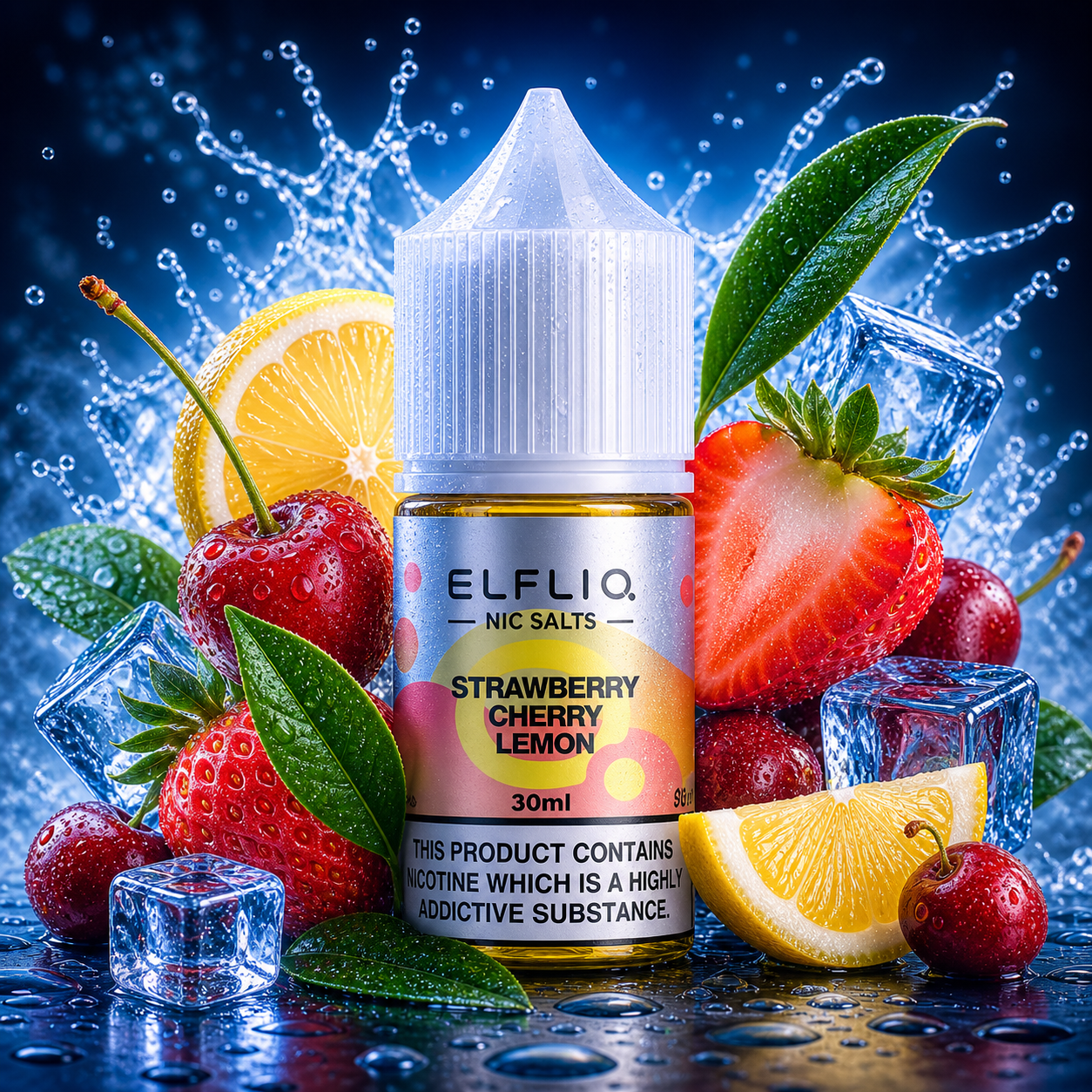 ELFLIQ 30ML 50ML - Strawberry Cherry Lemon