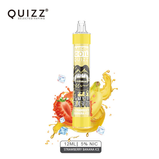 QUIZZ 4000 Puffs Strawberry Banana Ice