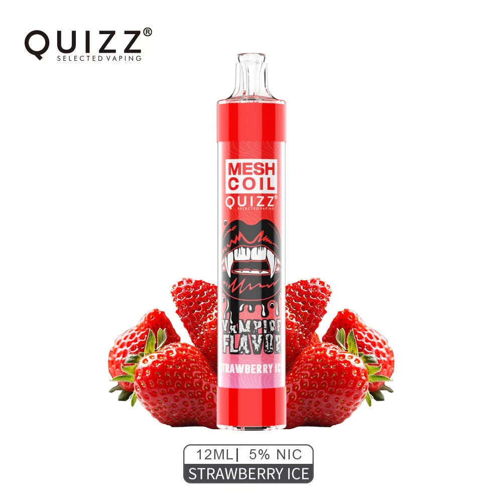 QUIZZ 4000 Puffs Strawberry Ice
