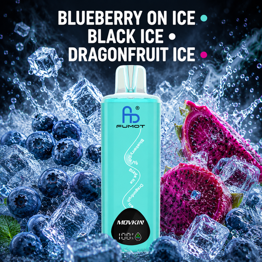Fumot RandM Eco 3in1 24000 ZÜGE - Blueberry On Ice - Black Ice - Dragonfruit Ice