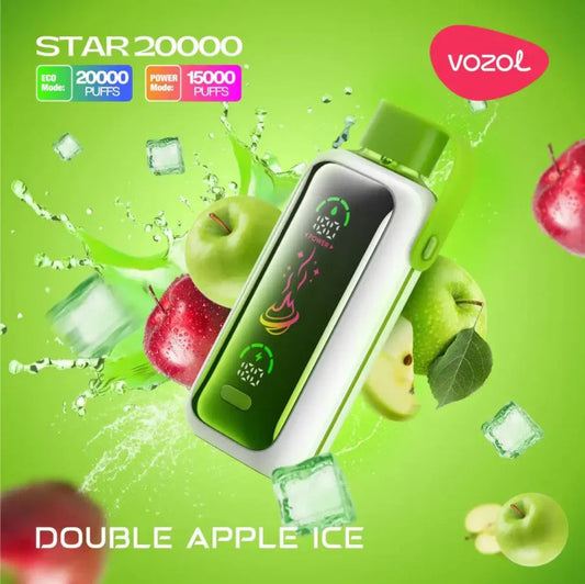 VOZOL STAR 20000 ZÜGE - Double Apple Ice
