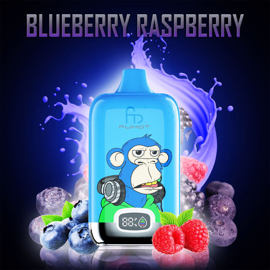 FUMOT 12000 Züge Blueberry Raspberry