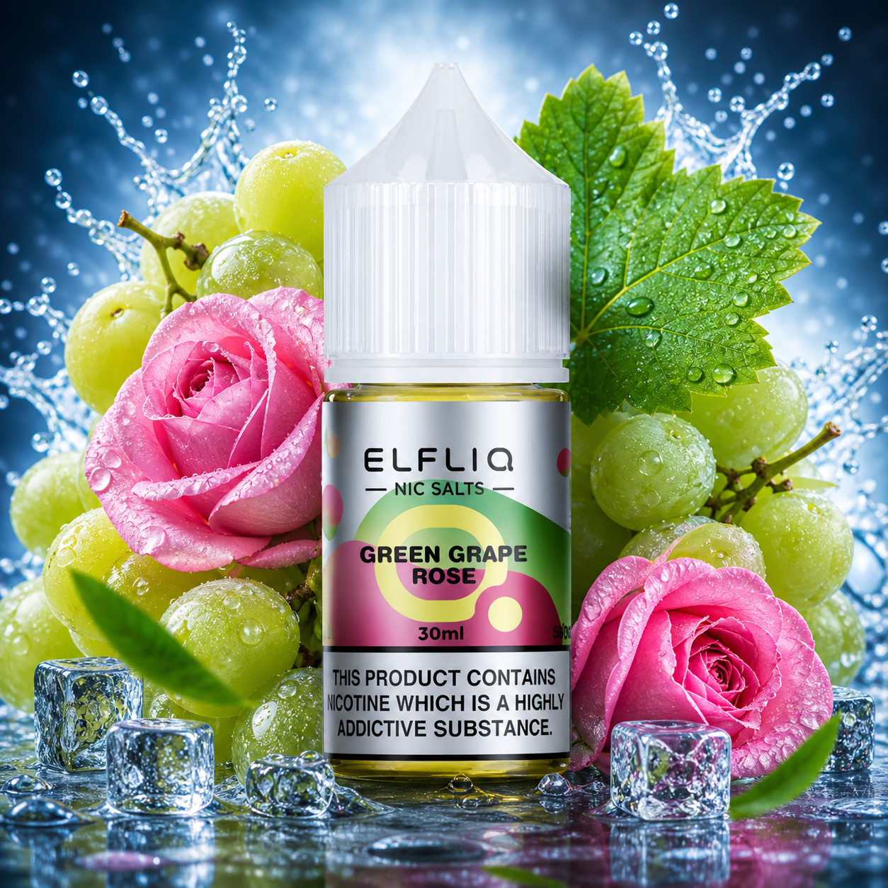 ELFLIQ 30ML 50ML - Green Grape Rose