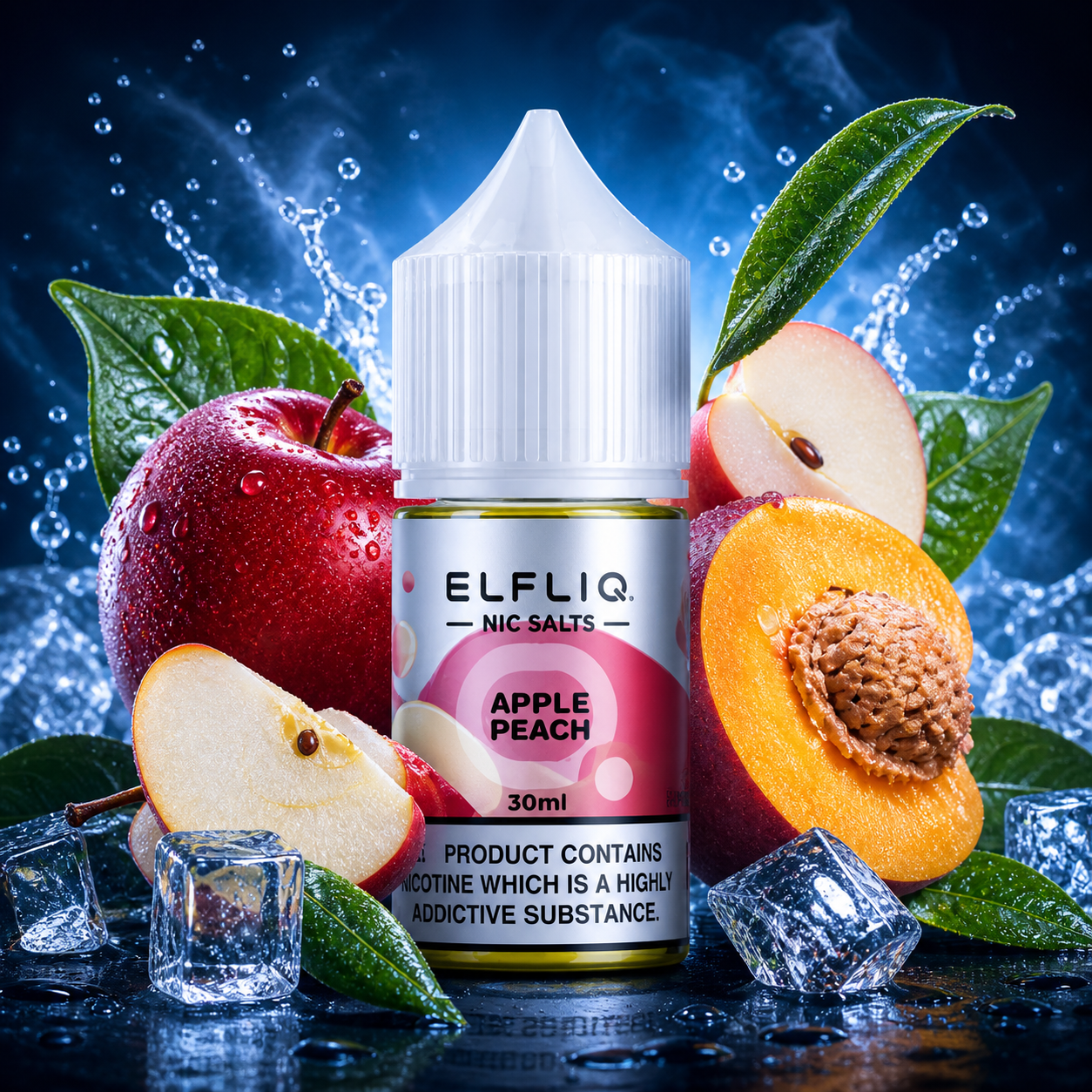ELFLIQ 30ML 50ML - Apple Peach