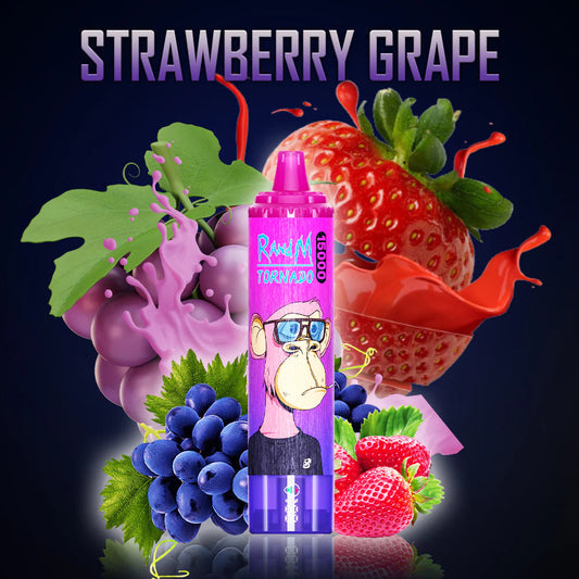 FUMOT TORNADO 15000 ZÜGE - Strawberry Grape