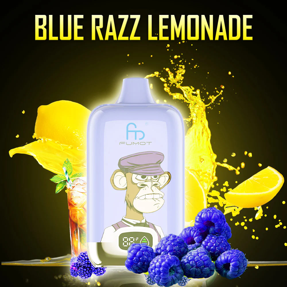 FUMOT 12000 Züge Blue Razz Lemonade