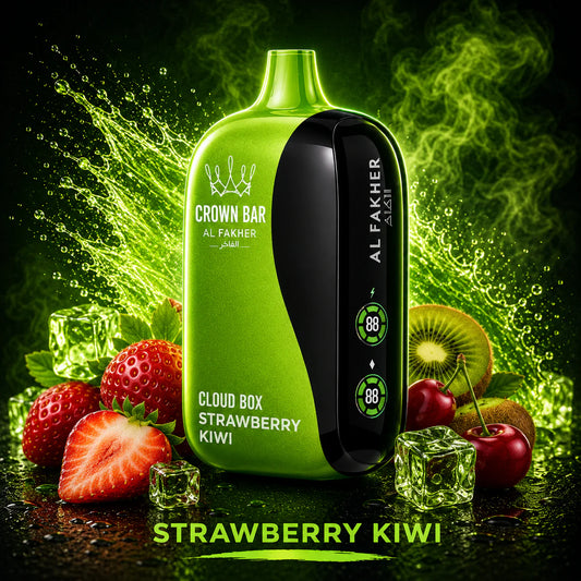 Al Fakher Vape Cloud Box 12000 Puffs - Strawberry Kiwi