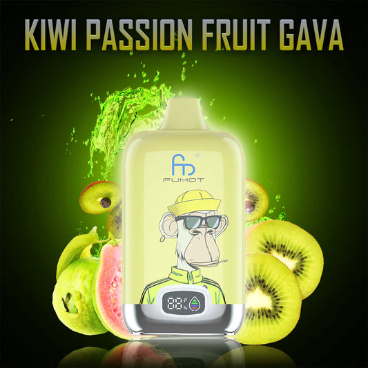 FUMOT 12000 Züge Kiwi Passion Fruit Guava