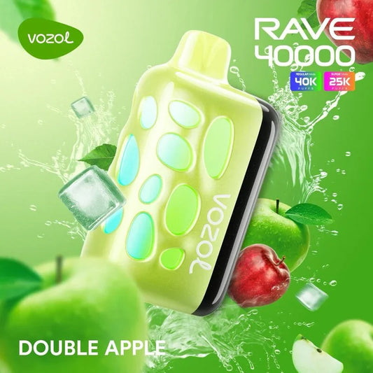 VOZOL RAVE 40000 ZÜGE - Double Apple 50MG