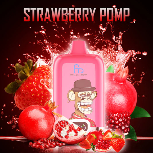 FUMOT 12000 Züge Strawberry Pomp
