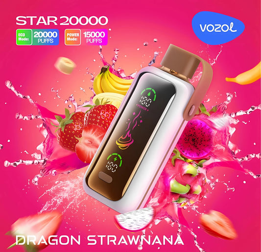 VOZOL STAR 20000 ZÜGE - Dragon Strawnana 50MG