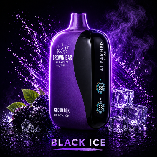 Al Fakher Vape Cloud Box 12000 Puffs - Black Ice