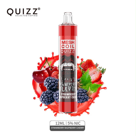 QUIZZ 4000 Puffs - Strawberry Raspberry Cherry